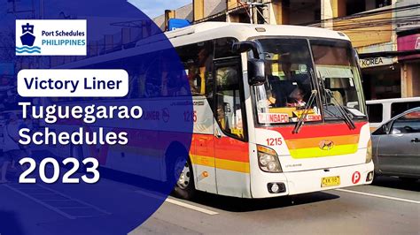Victory Liner Tuguegarao Schedules and Complete .